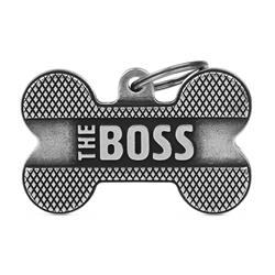 XL Bone Bronx Boss ID Tag