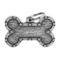XL Bone Bronx Futuristic ID Tag