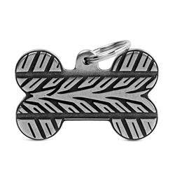 XL Bone Bronx Pneumatic ID Tag