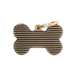 Big Bone Bronx Shutter English Brass ID Tag