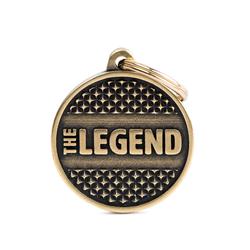 Big Circle Bronx The Legend English Brass ID Tag