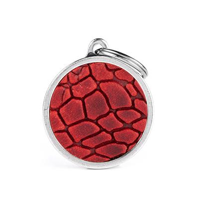 Big Red Circle Tucson ID Tag