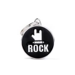 Medium Circle Rock ID Tag