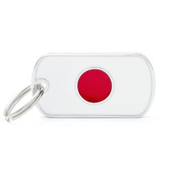 Japanese Flag ID Tag