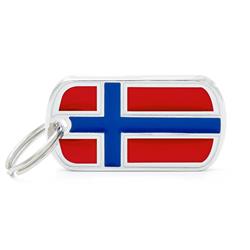 Flag Of Norway ID Tag