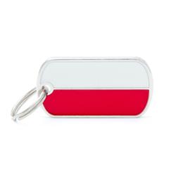 Polish Flag ID Tag