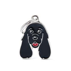 Black English Cocker ID Tag