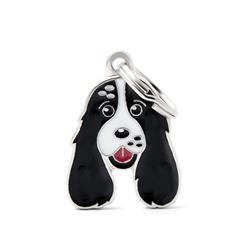 Black And White Englisch Cocker ID Tag