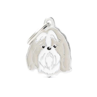 Grey Shih Tzu ID Tag