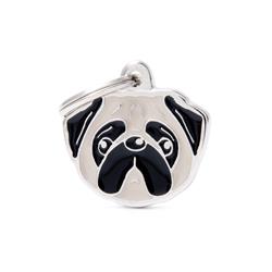 Fawn Pug ID Tag