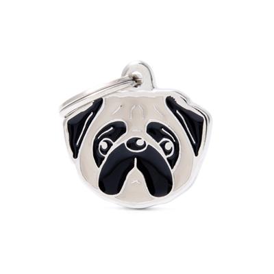 Fawn Pug ID Tag