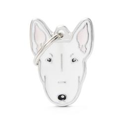 White Bull Terrier ID Tag