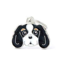 Tricolour Cavalier King ID Tag