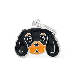Cavalier King Black & Tan ID Tag