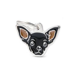 Black Chihuahua ID Tag