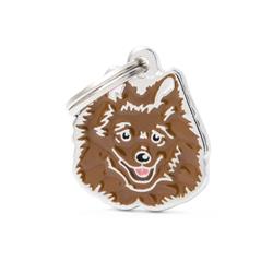 Red Italian Spitz ID Tag