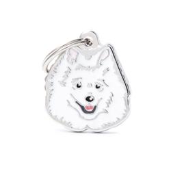White Italian Spitz ID Tag
