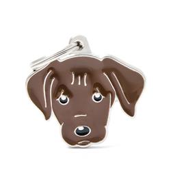 Chocolate Labrador ID Tag