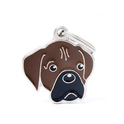 Fawn Boxer ID Tag