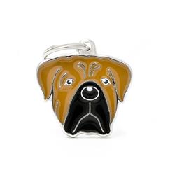 Brown Corso ID Tag