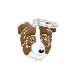 Brown Australian Sheppard ID Tag