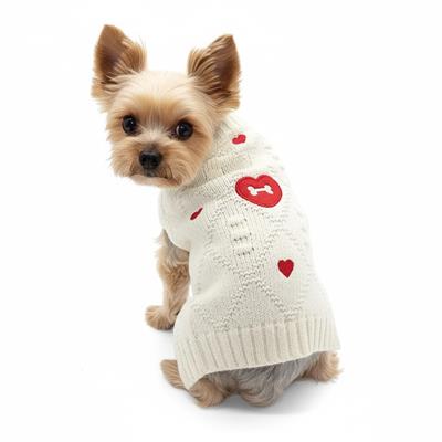 Bone Heart Sweater