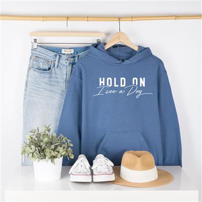 People Shirt | Sweatshirt | Unisex Crew Neck | Crewneck Sweatshirt | Hoodie | HOLD ON I SEE A DOG