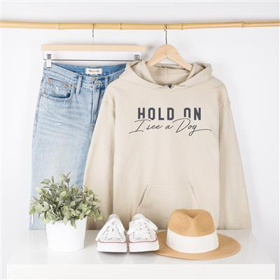 People Shirt | Sweatshirt | Unisex Crew Neck | Crewneck Sweatshirt | Hoodie | HOLD ON I SEE A DOG