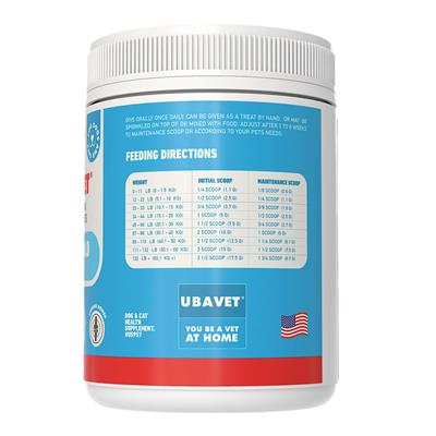 UBAVET Joint Gold Support Powder for Dogs & Cats (8.8 oz)