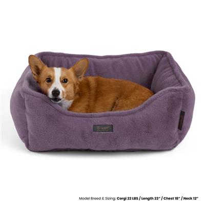 Nandog Dream ONE Cloud Dog Bed in Purple - Medium 25x22 in