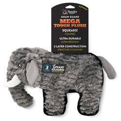 Spunky Pup Mega Tough Plush Elephant
