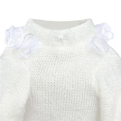 Lil Lamb Dog Sweater: Ivory