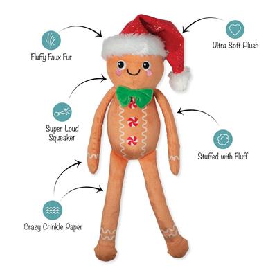 Seasons Eatings Plush Dog Toy