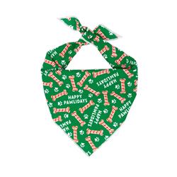 Christmas Bandana | XMAS Bandana | Holiday Bandana | HAPPY PAWLIDAYS