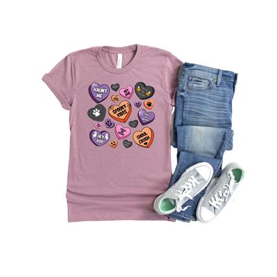 People Shirts | Printed Tshirt | Human Dog Gear | Unisex | CANDYHEARTS HALLOWEEN