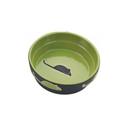 Spot 5" Cat, Green Fresco Stoneware