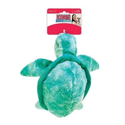KONG® SoftSeas Turtle Dog Plush Toy Small