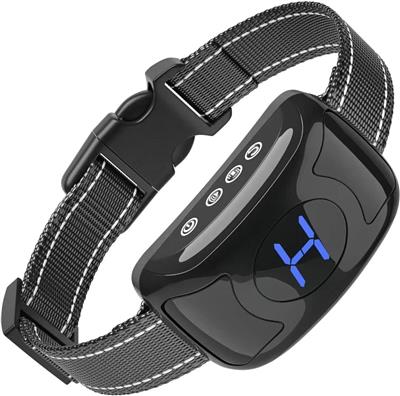 Pet Life ® Woofade 3-Level Sensitivity of Tone and Vibration Anti-Bark Dog Collar