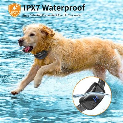 Pet Life ® Woofade 3-Level Sensitivity of Tone and Vibration Anti-Bark Dog Collar