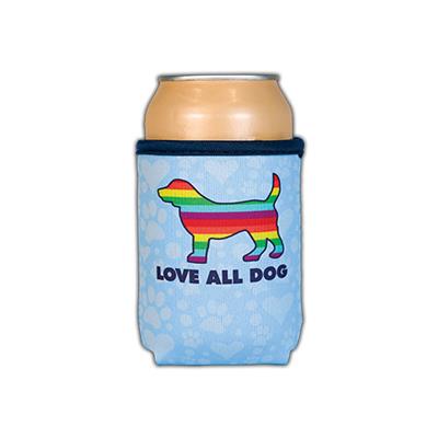 Small Drinkware Holder - Love All Dog