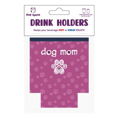 Small Drinkware Holder - Dog Mom