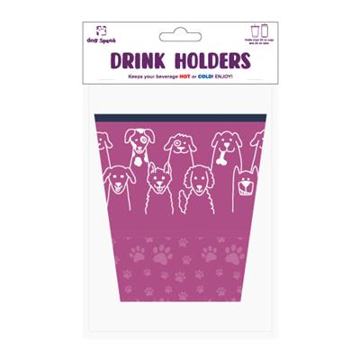 Large Drinkware Holder - Dog Group