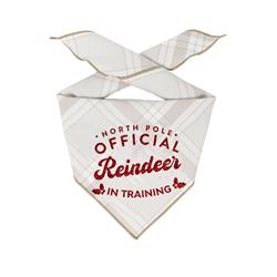 Christmas Dog Bandana | Luxe Flannel | Reindeer | Holiday Bandana