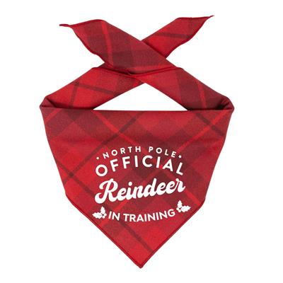 Christmas | Christmas Bandana | Luxe Flannel | Reindeer | Holiday Bandana | Dog Bandana
