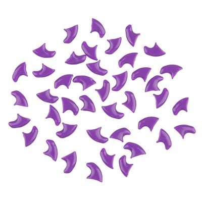 Purple Feline Medium Nail Caps by Soft Claws