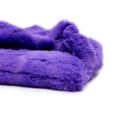 Pocket Bed - Purple Minky Fur