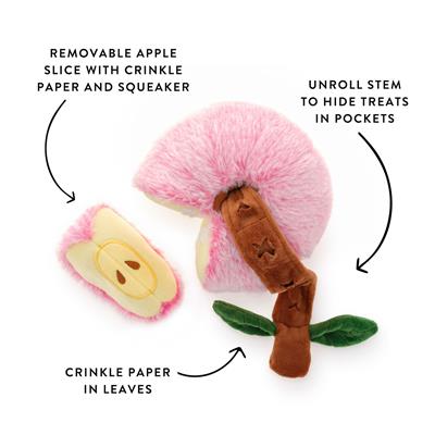 Apple Fall Interactive Snuffle Dog Toy