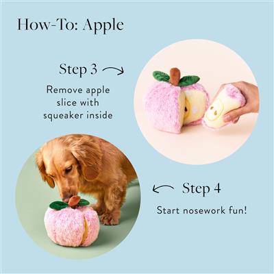 Apple Fall Interactive Snuffle Dog Toy