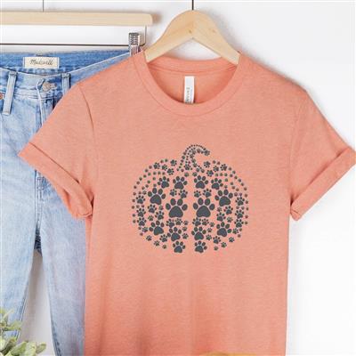 Halloween Shirt | Dog Mom Shirt | Dog Shirts | Printed Tshirt | Human Dog Gear |  Dog Lover Gift | HALLOWEEN PUMPKIN SHIRT