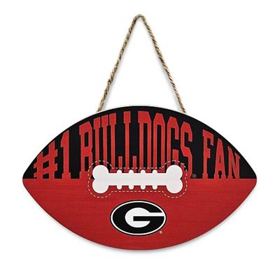 GEORGIA FOOTBALL SHAPE SIGN